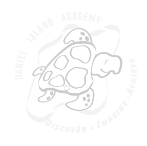 Daniel Island Academy Logo Daniel Island Academy logo in white